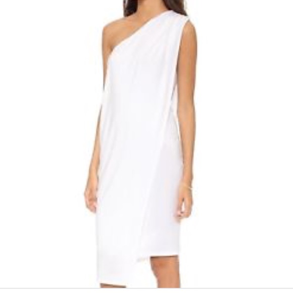 Rachel Zoe Optic White Athens One Shoulder - Picture 1 of 4